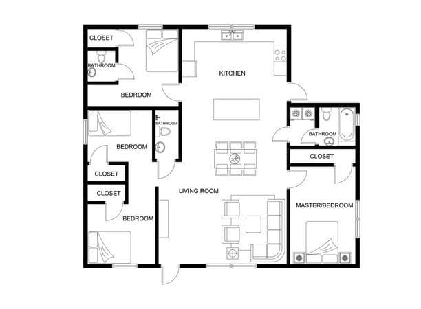 2D Floor Plan