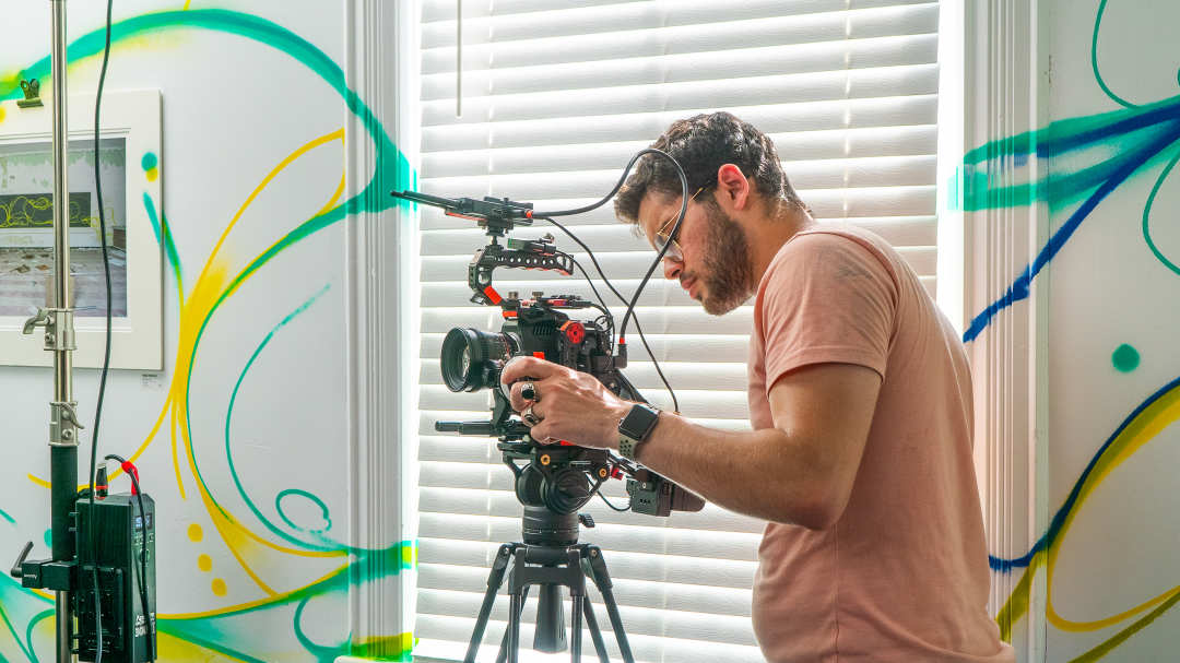 Our mission, photo on set